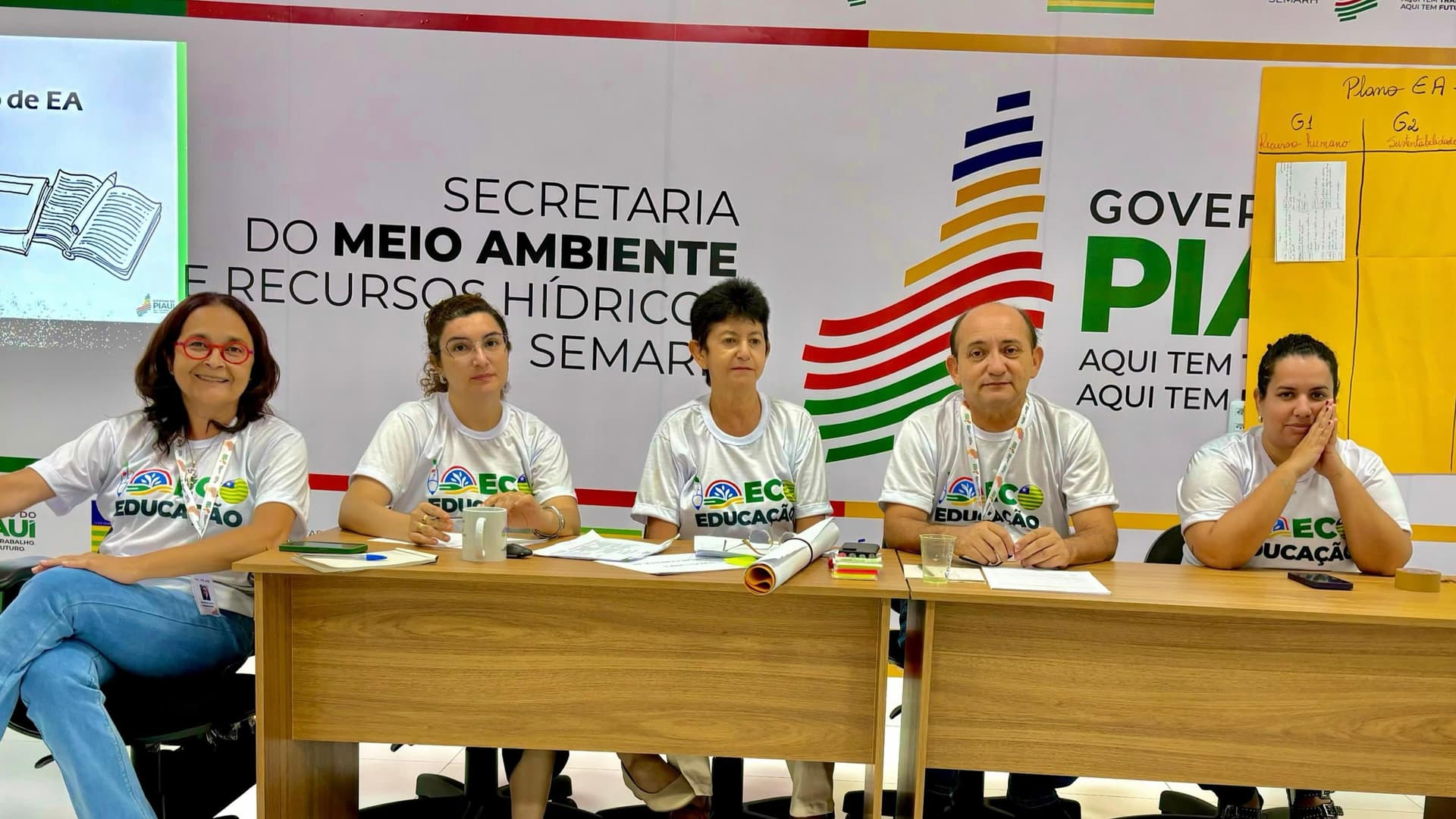 Semarh e Seduc realizam 2ª fase do Projeto de Formação em Educação Ambiental nas Escolas Estaduais do Piauí