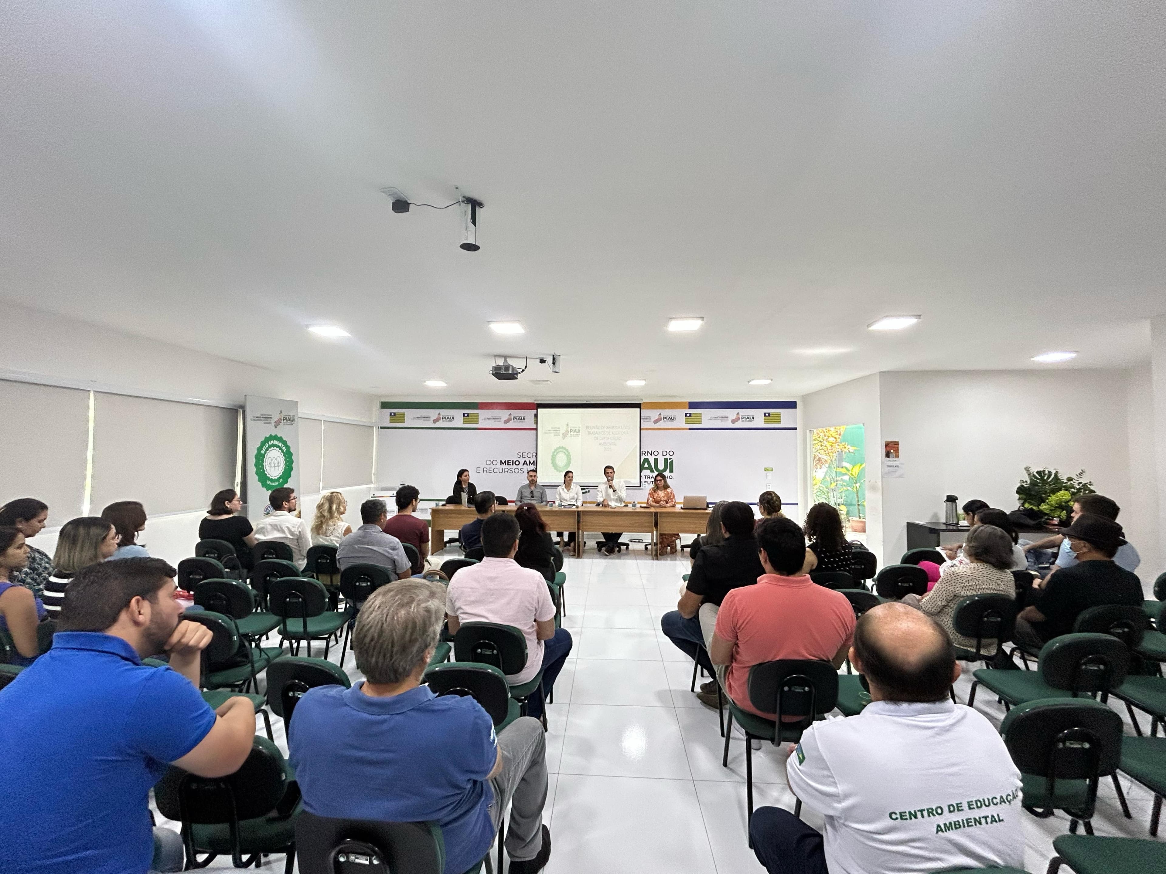 O evento contou com a presença do futuro secretário da pasta, Felipe Araújo.