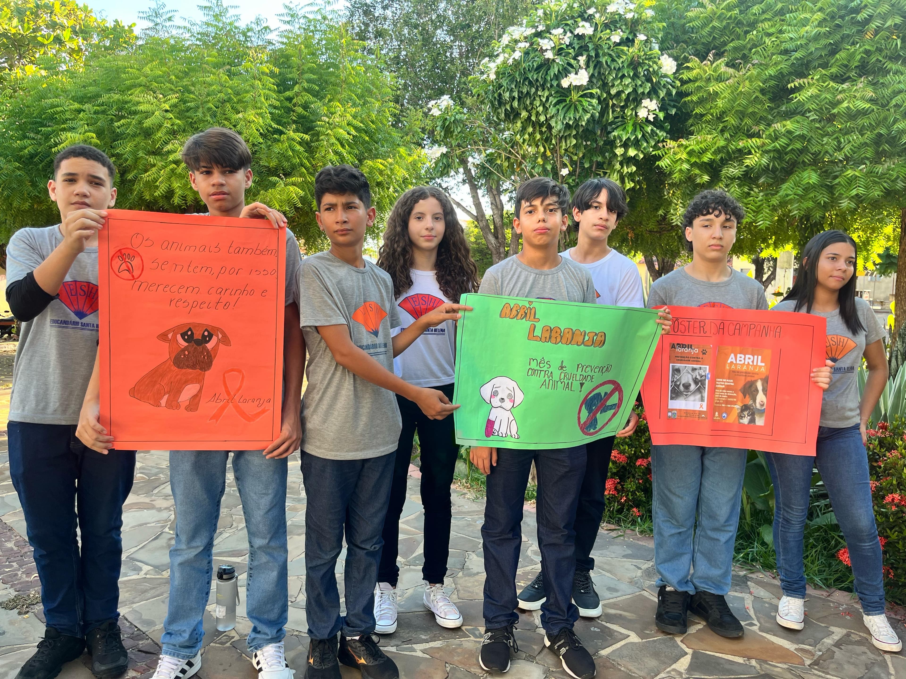 Alunos da rede pública de ensino de Castelo-PI