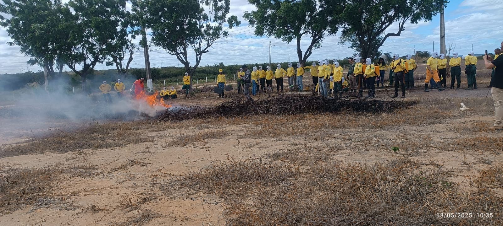 Semarh e Corpo de Bombeiros capacitam quase 240 brigadistas para combater incêndios florestais no Piauí