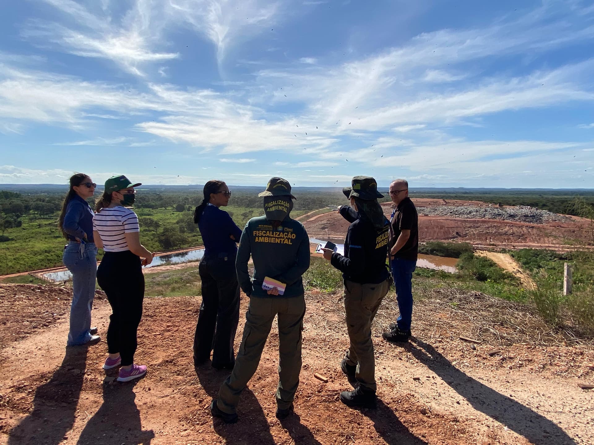 Semarh realiza vistoria no aterro sanitário de Teresina para avaliar impactos ambientais