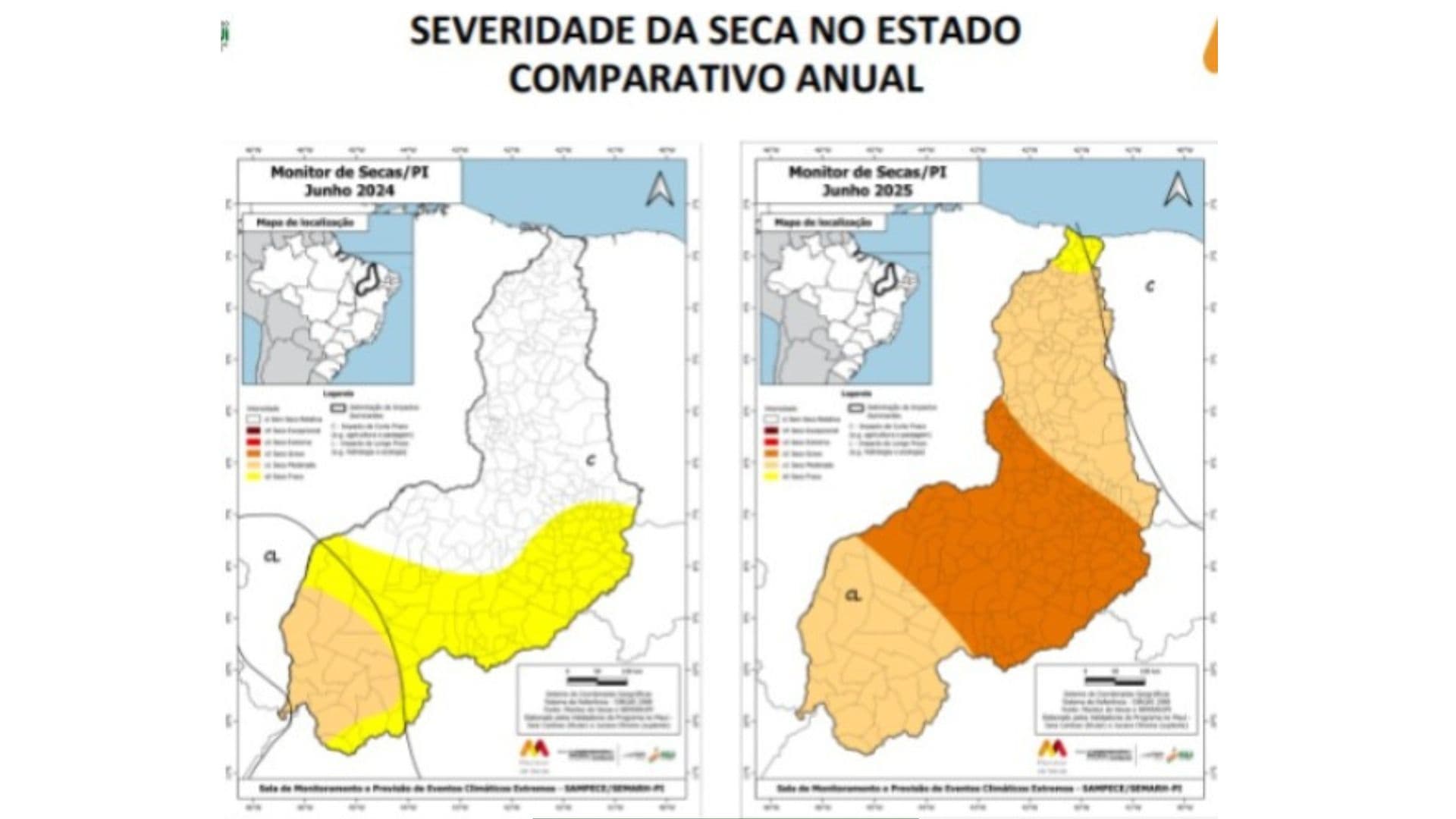 Comparativo de junho/2024 e junho/2025
