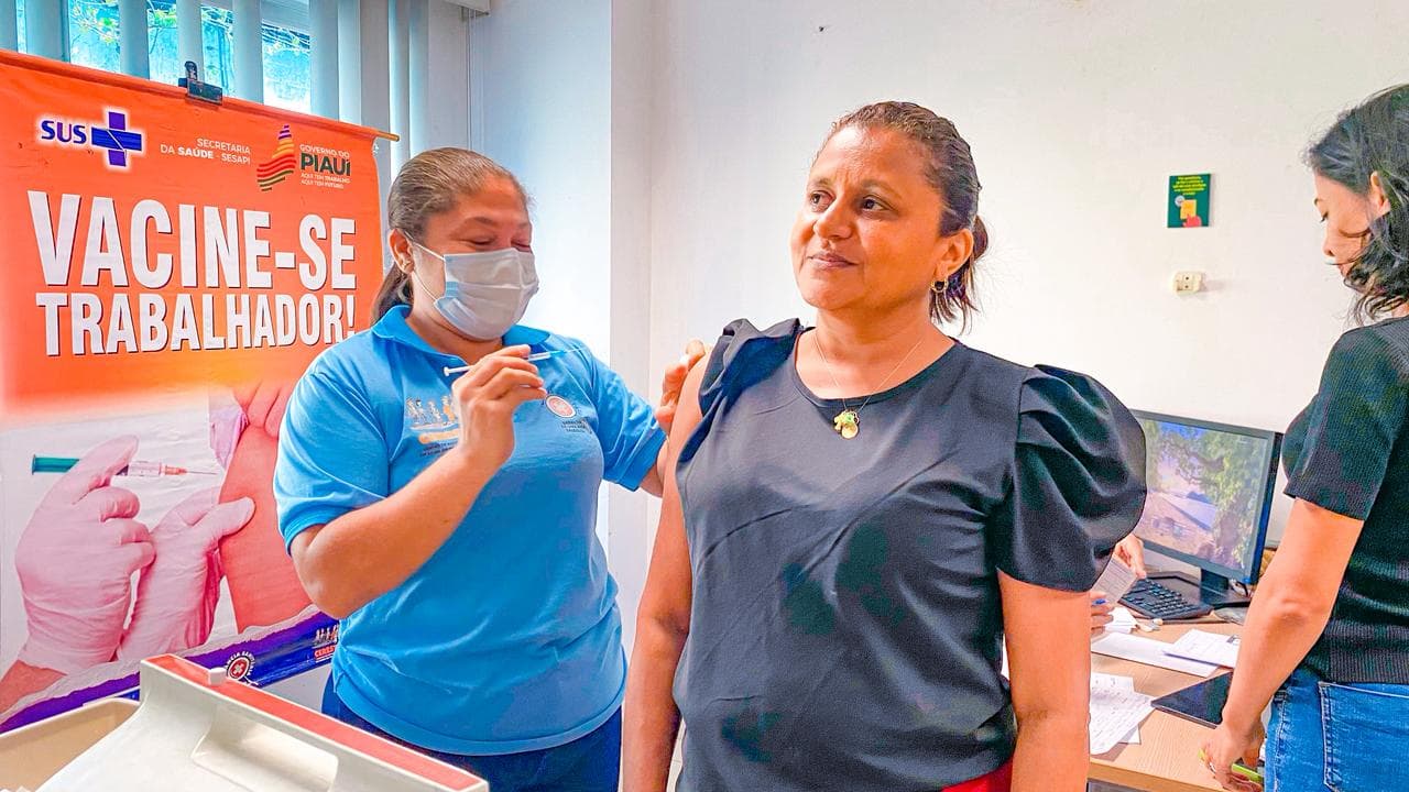 Aplicação das vacinas