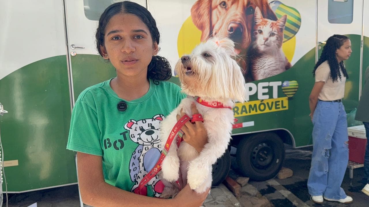 Atendimento no castramóvel.