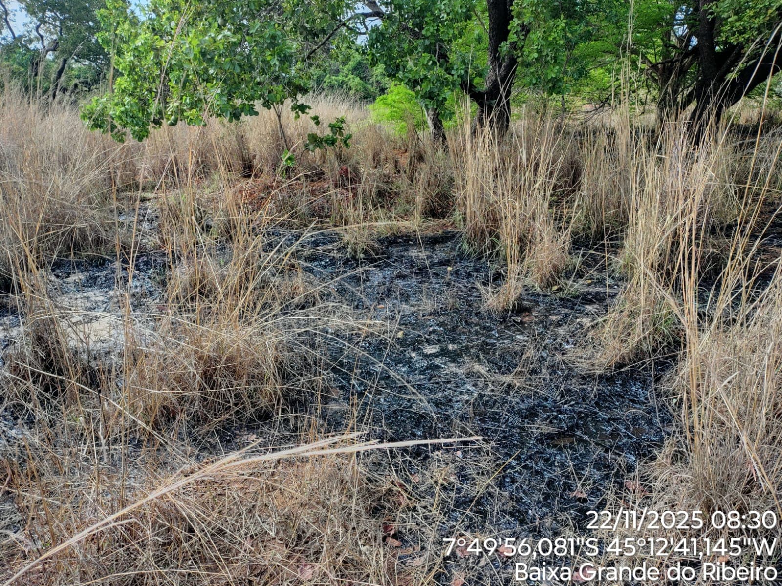 Semarh mobilizou uma equipe especializada para verificar as medidas de contenção.