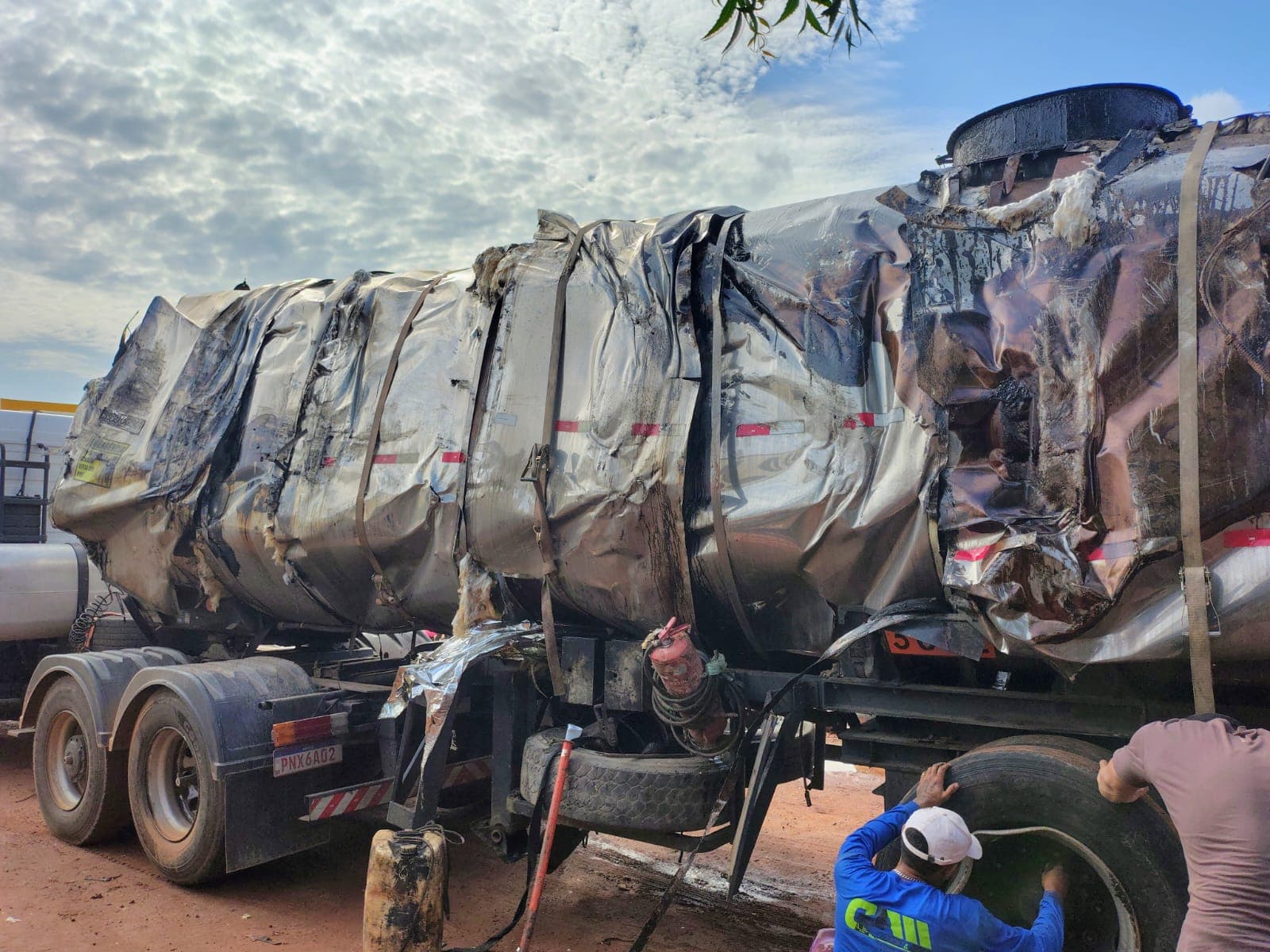 Semarh mobilizou uma equipe especializada para verificar as medidas de contenção.