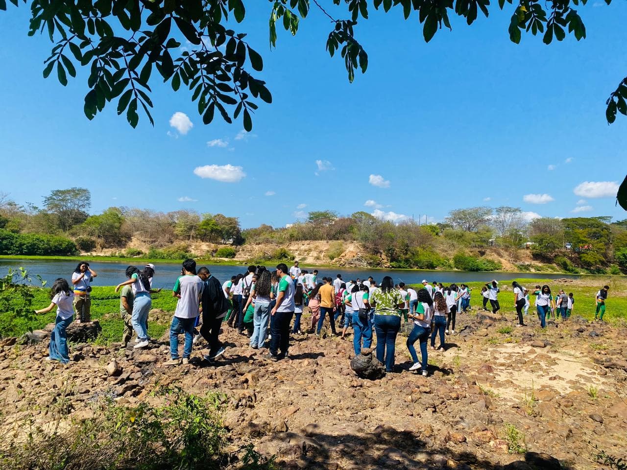 Alunos conhecem Centro de Educação Ambiental e visitam Parque da Floresta Fóssil