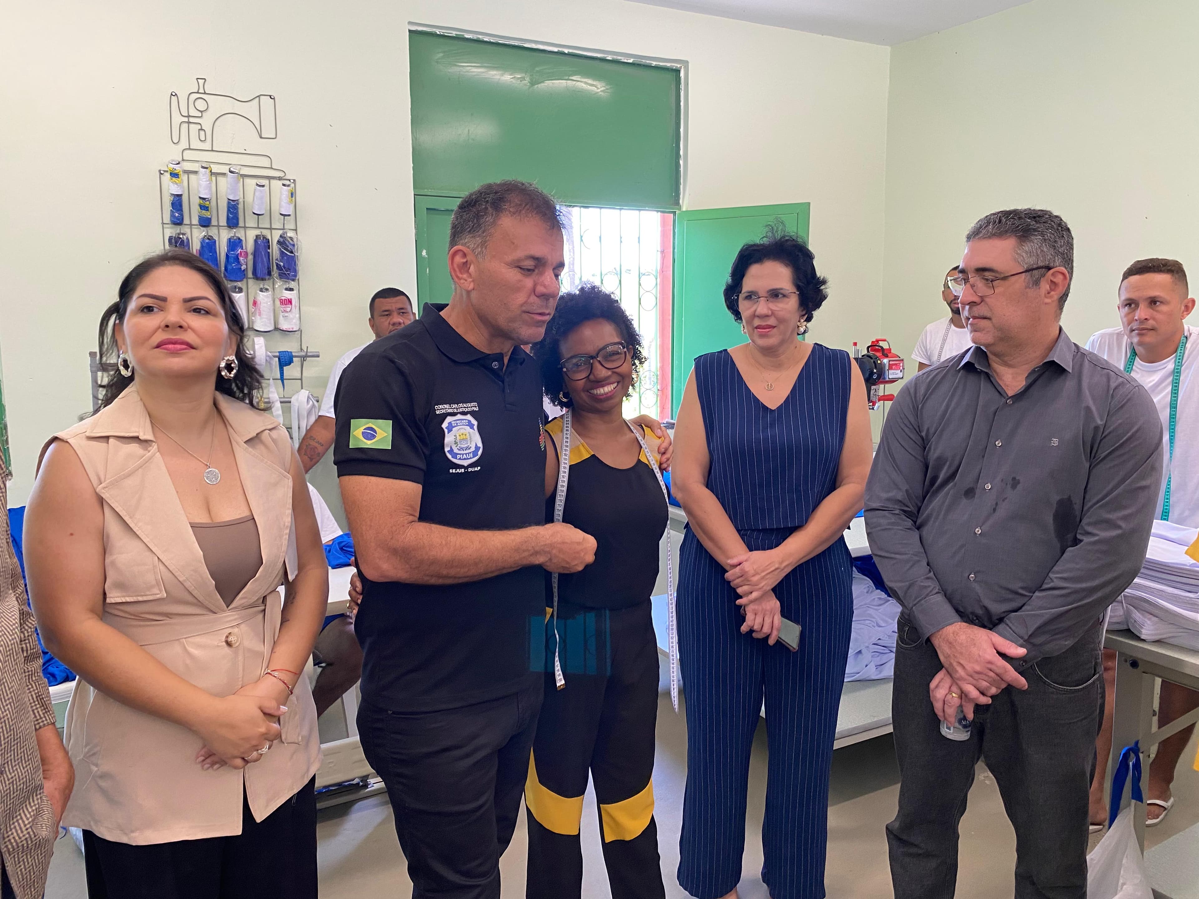 Eles conheceram as atividades de ressocialização desenvolvidas no local.