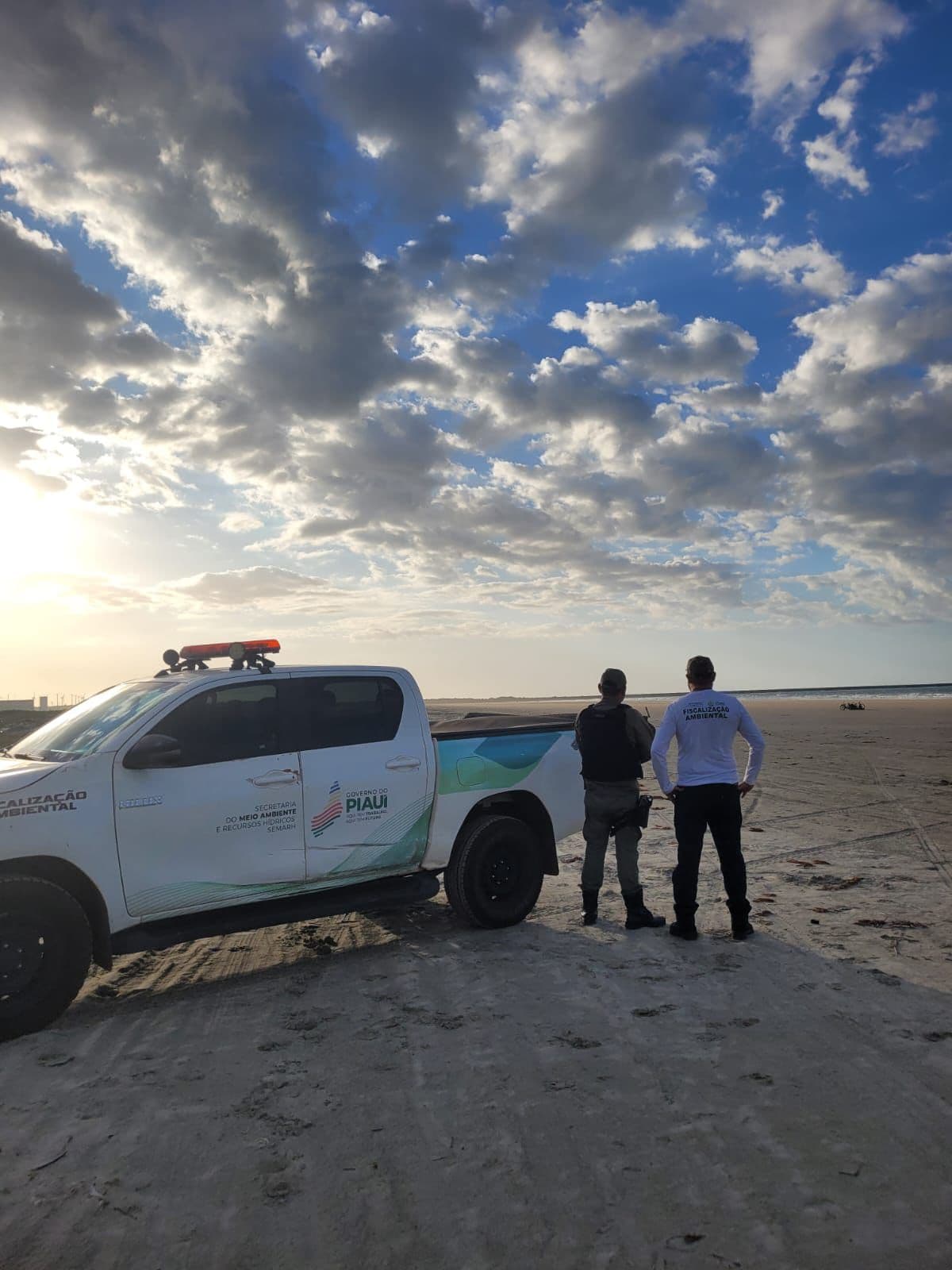 Fiscalização na praia