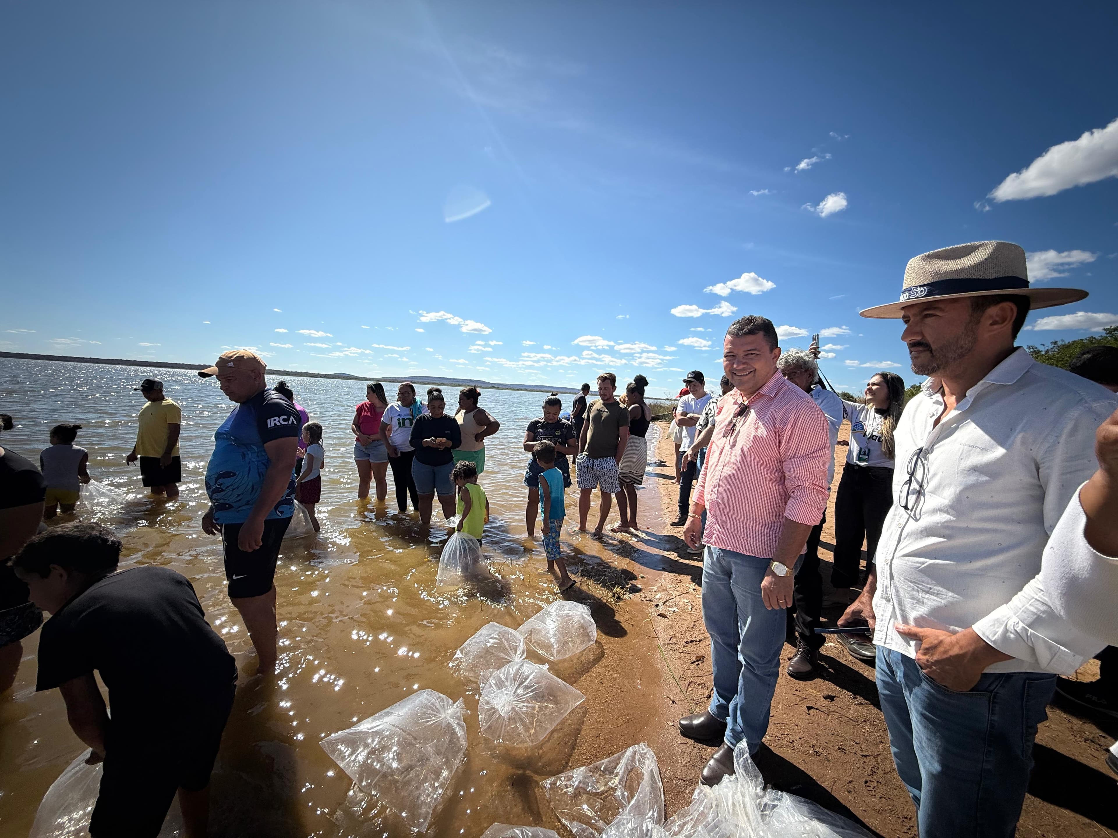 Momento do peixamento