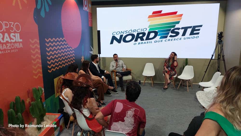 o diretor de Recursos Hídricos, Felipe Gomes, participou do debate ao lado de representantes dos governos do Maranhão, Sergipe e Alagoas