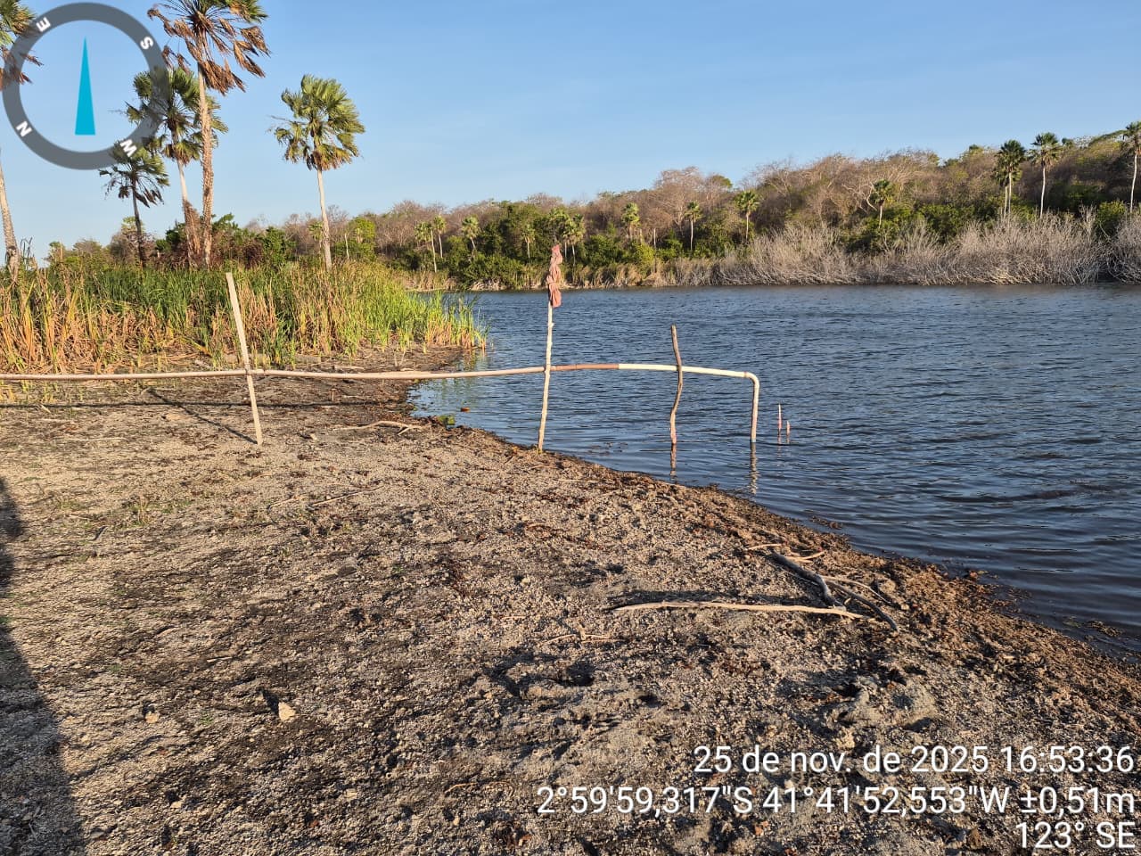 Fiscalização da Semarh reforça monitoramento e proteção da Lagoa do Portinho