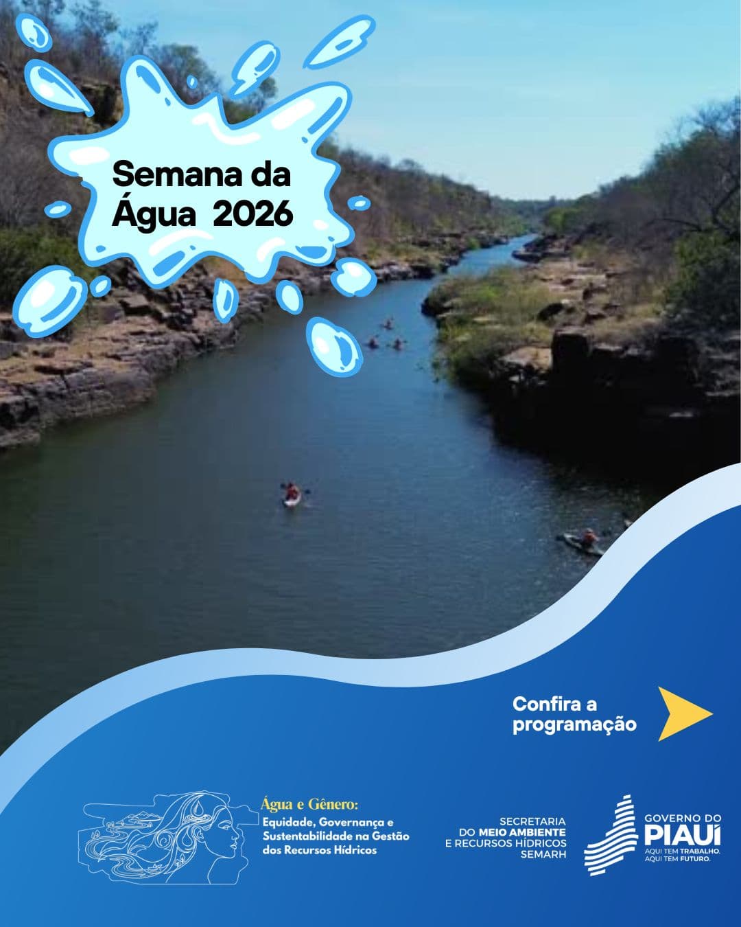 Semarh abre Semana da Água 2026 com foco em equidade, governança e sustentabilidade