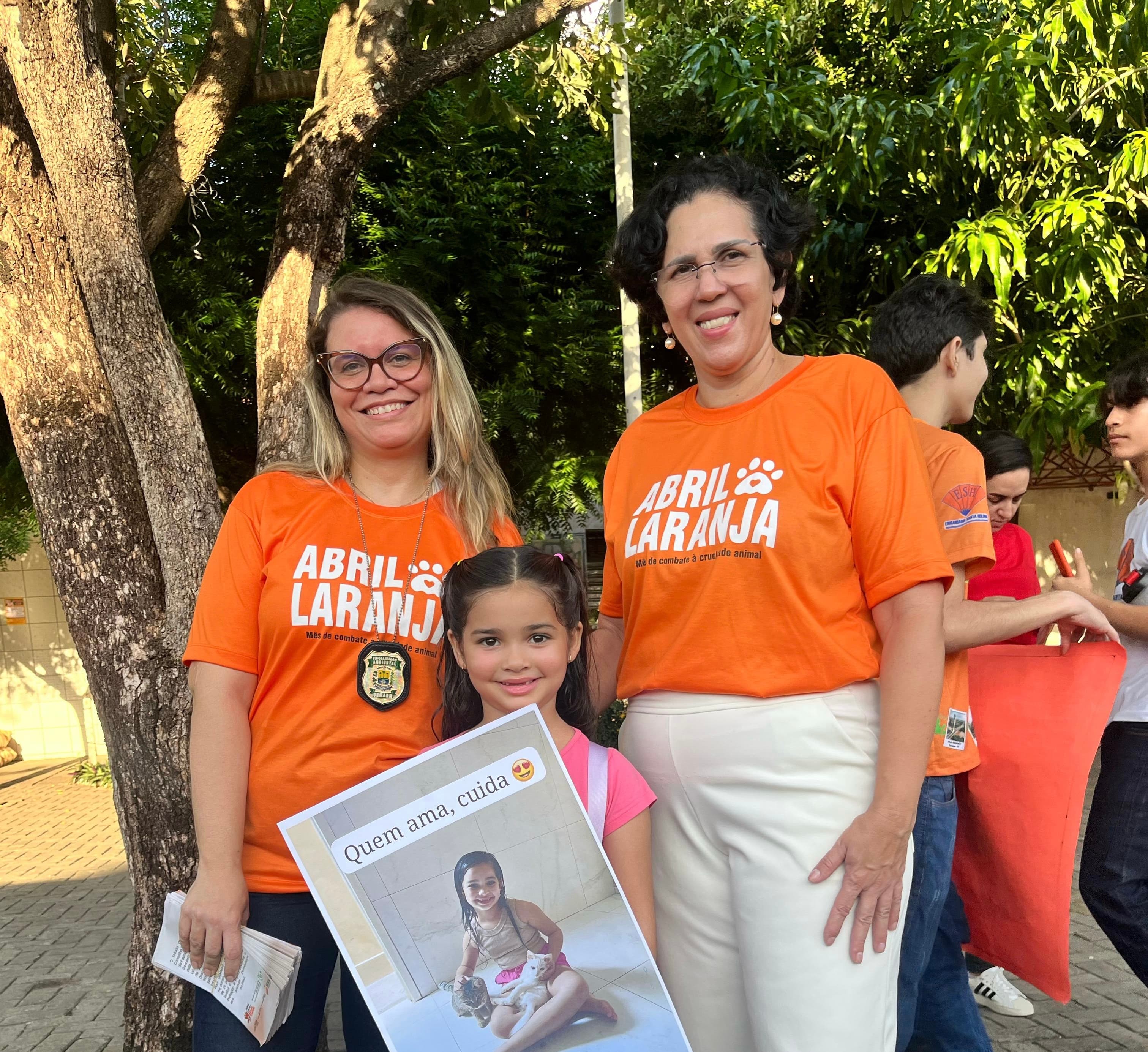 Danielle, auditora ambiental da Semarh e Ruth Lima, diretora de Biodiversidade